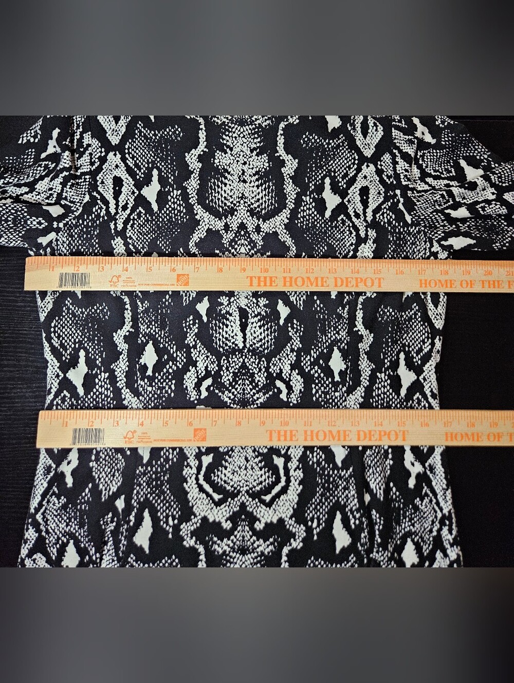 0147 J. McLaughlin Snake Print Midi Dress Large Stretch Career Office Animal - Picture 10 of 12